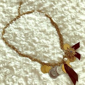 J. Crew Mixed Charm Necklace